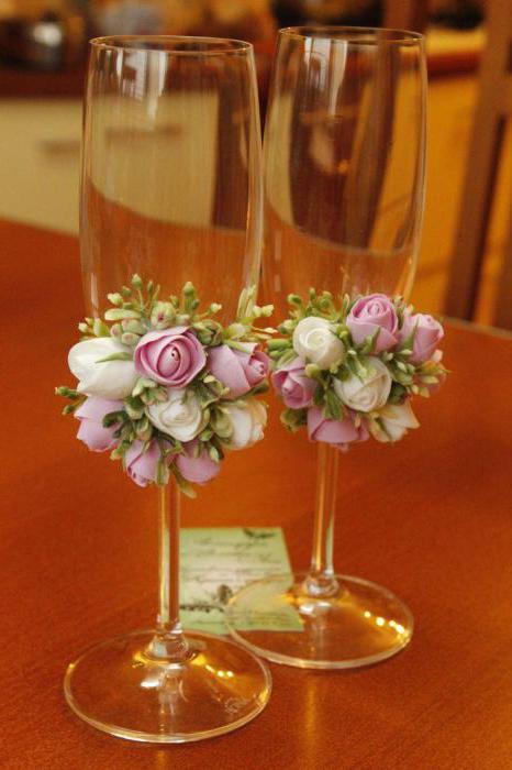 decor of wedding glasses master class