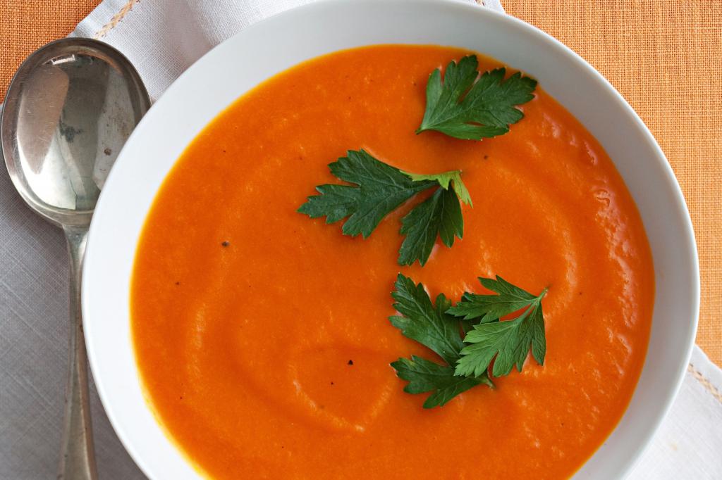 Морковный суп пюре