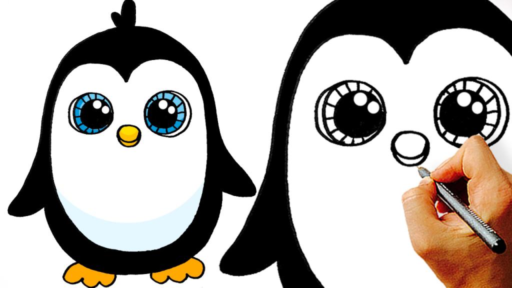 нарисовать пингвина для детей