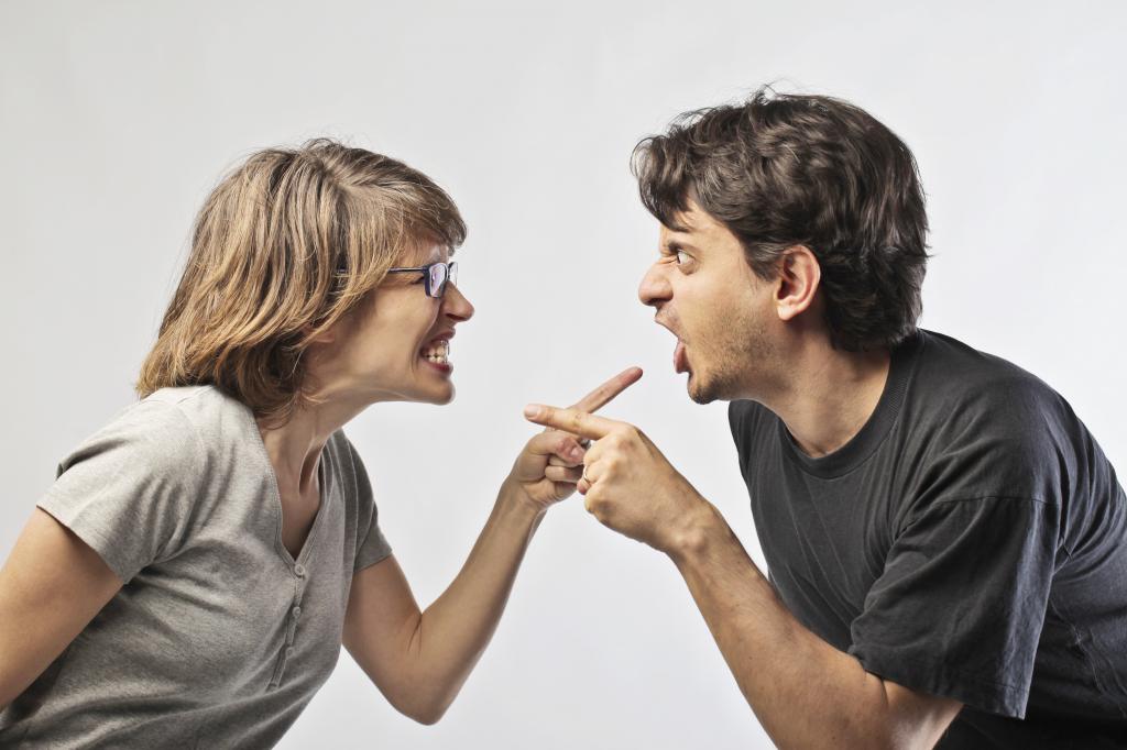 Ссора и разногласия у пары