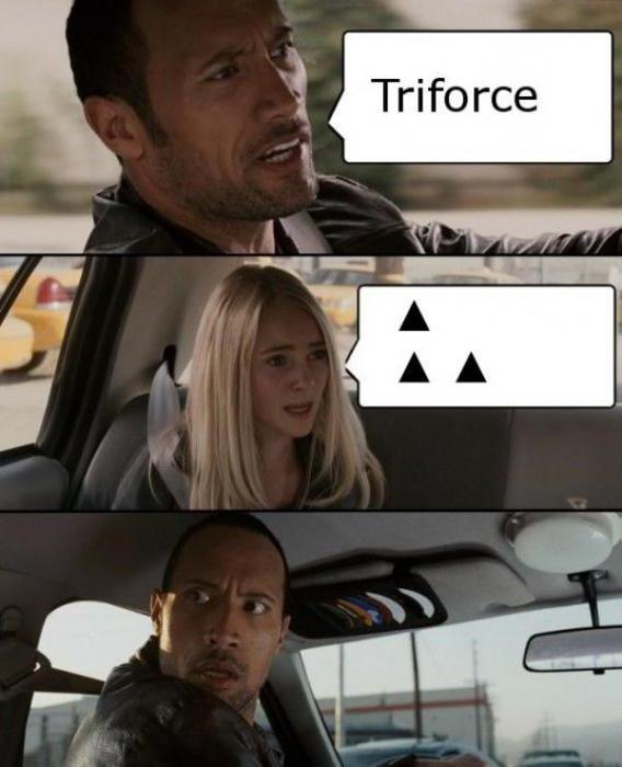 Как отправить три треугольника