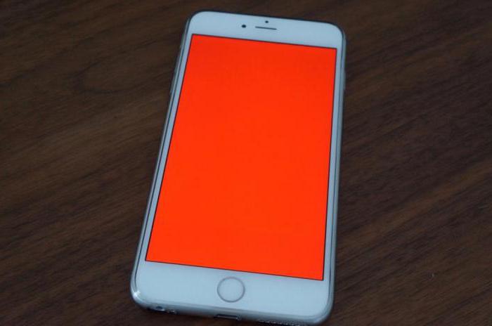  красный экран смерти iphone 5s 