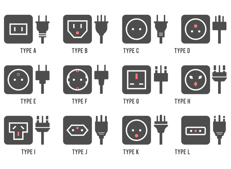 types of electrical outlets