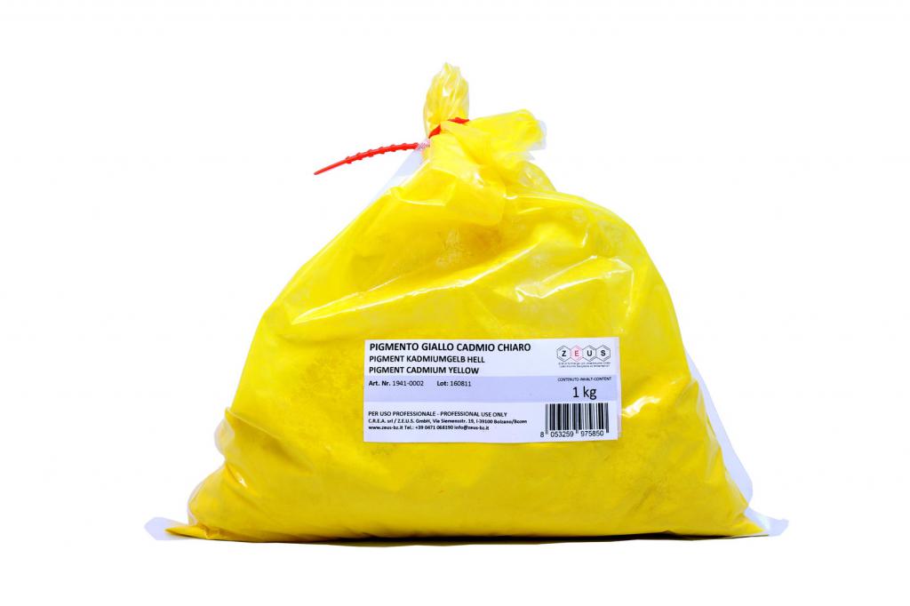 желтый кадмий в упаковке