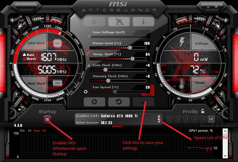 show processor and video card temperature