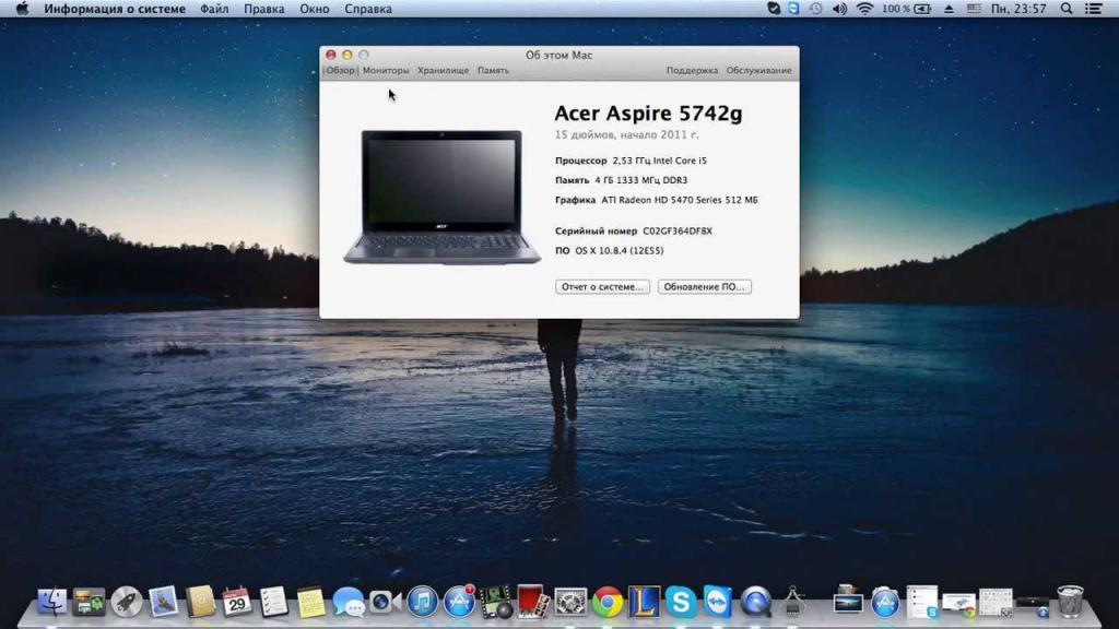 Как установить hackintosh на ноутбук acer