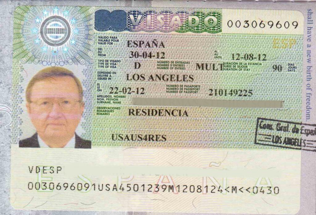 Документы для визы в Испанию