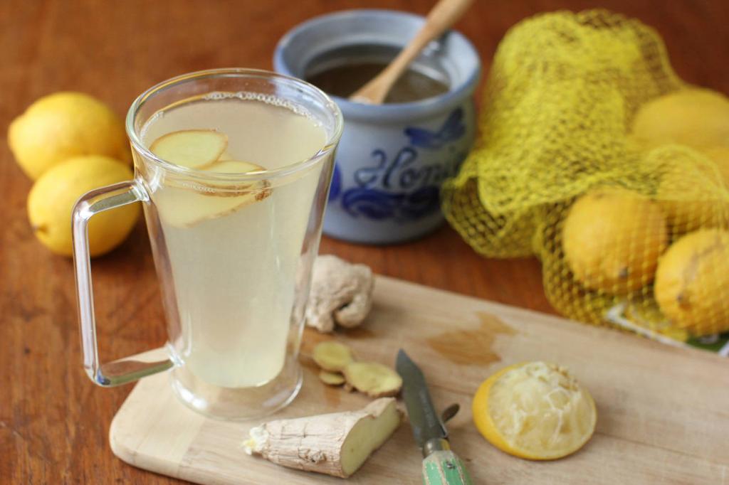 How to brew ginger with lemon in a thermos