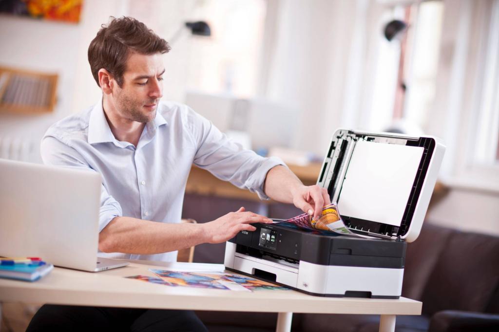 как установить принтер 