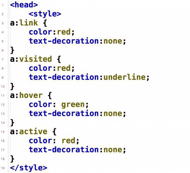 underline css links