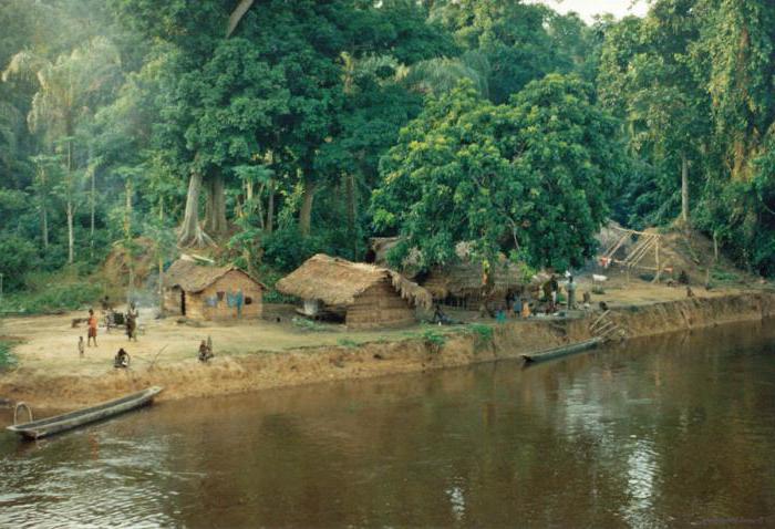 in which part of the mainland does the Congo river flow and in which direction