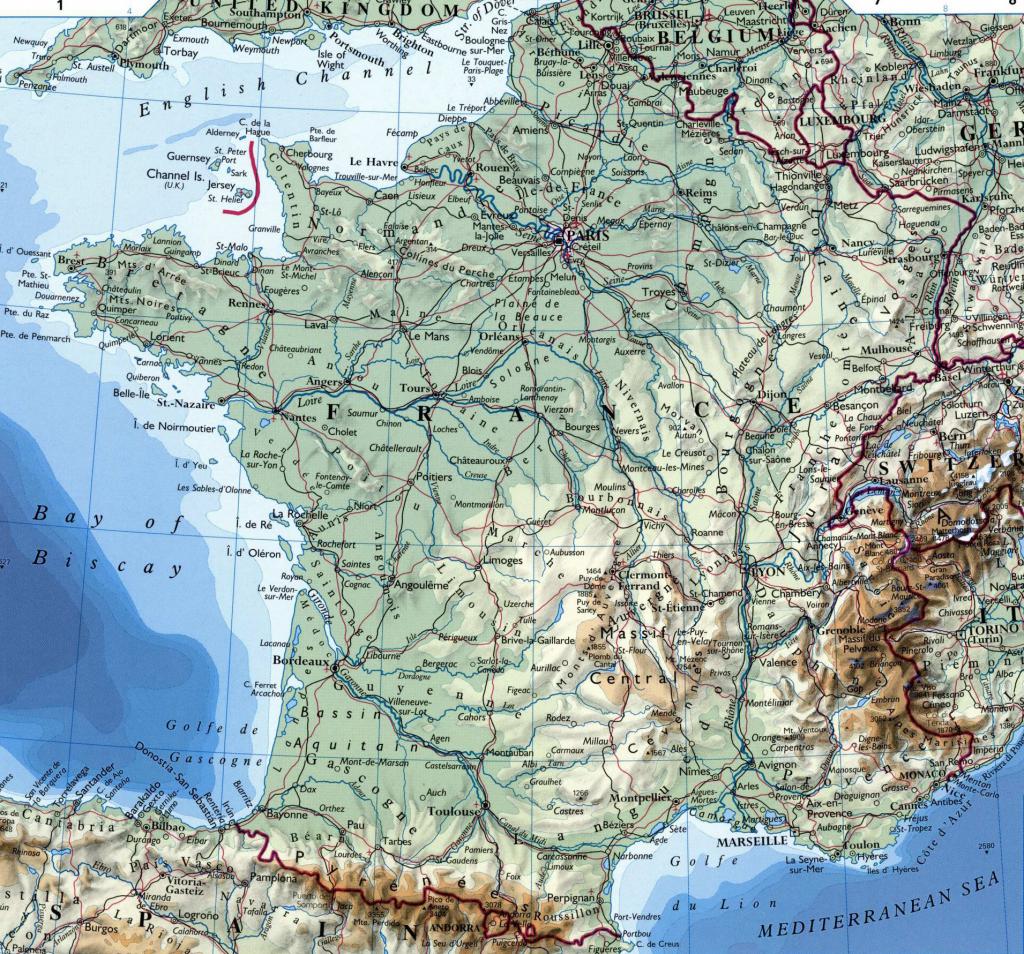 административная карта франции