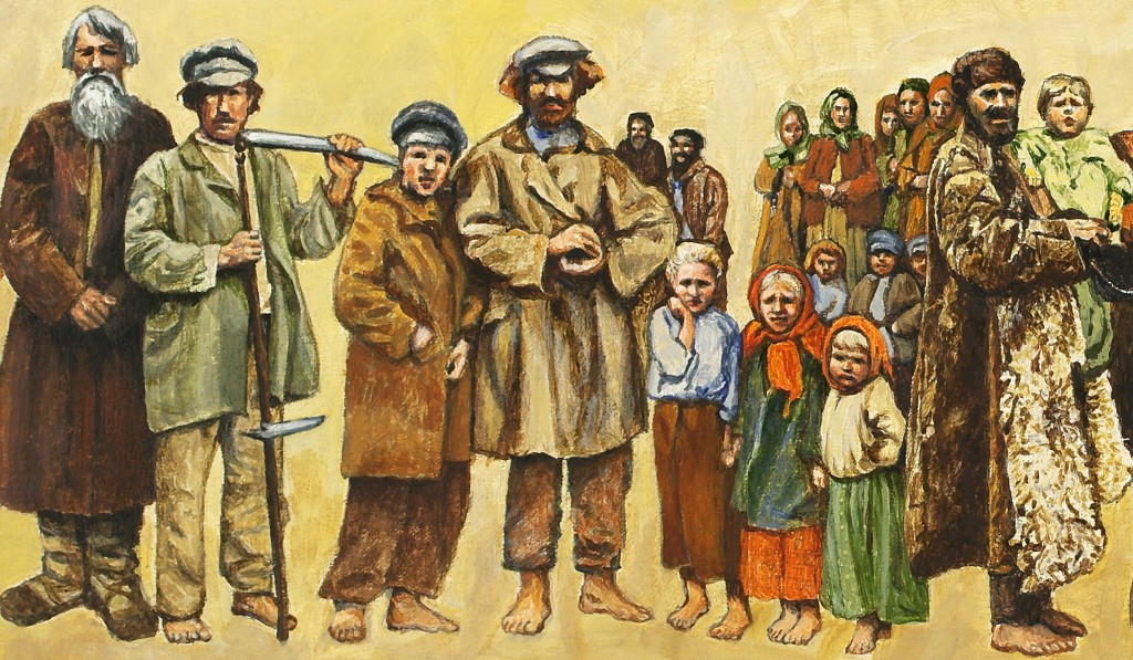 Russian peasants in the 17th century