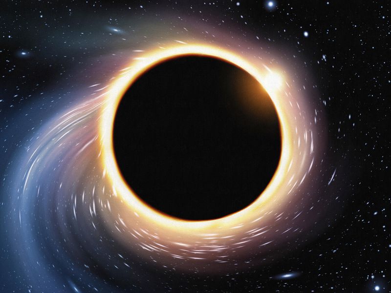 matter density black hole