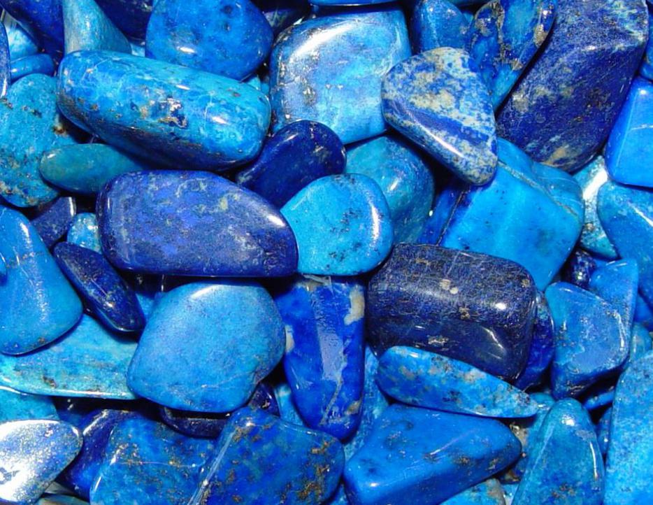 Камень синего цвета название и фото