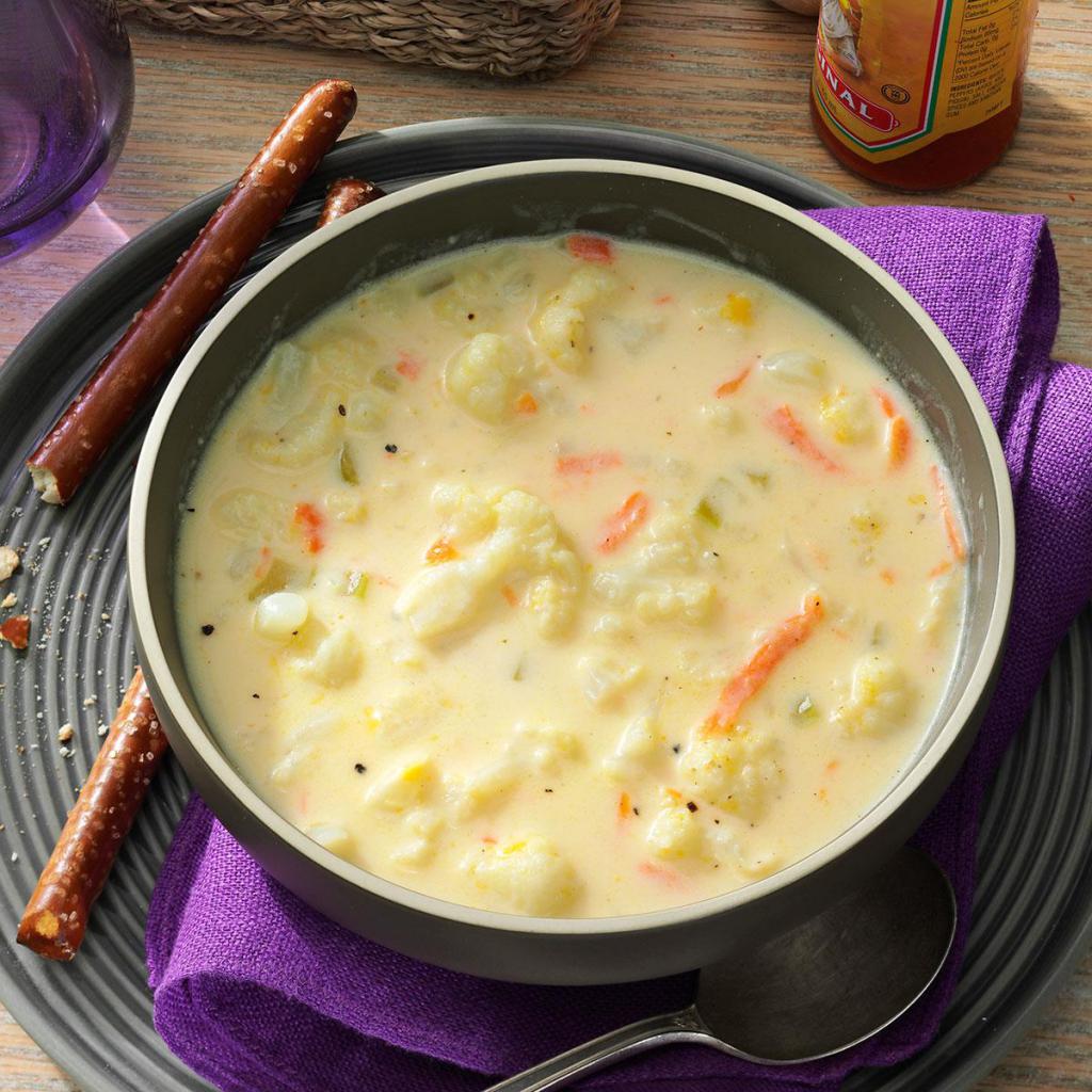 chicken and cauliflower soup