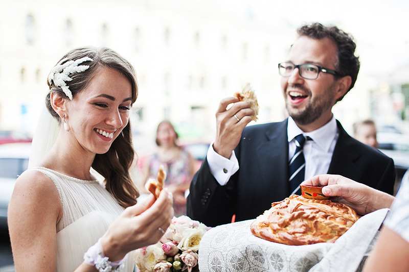 На свадьбе вместо каравая пицца