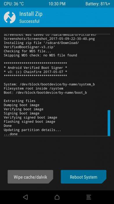 установка twrp через flashtool