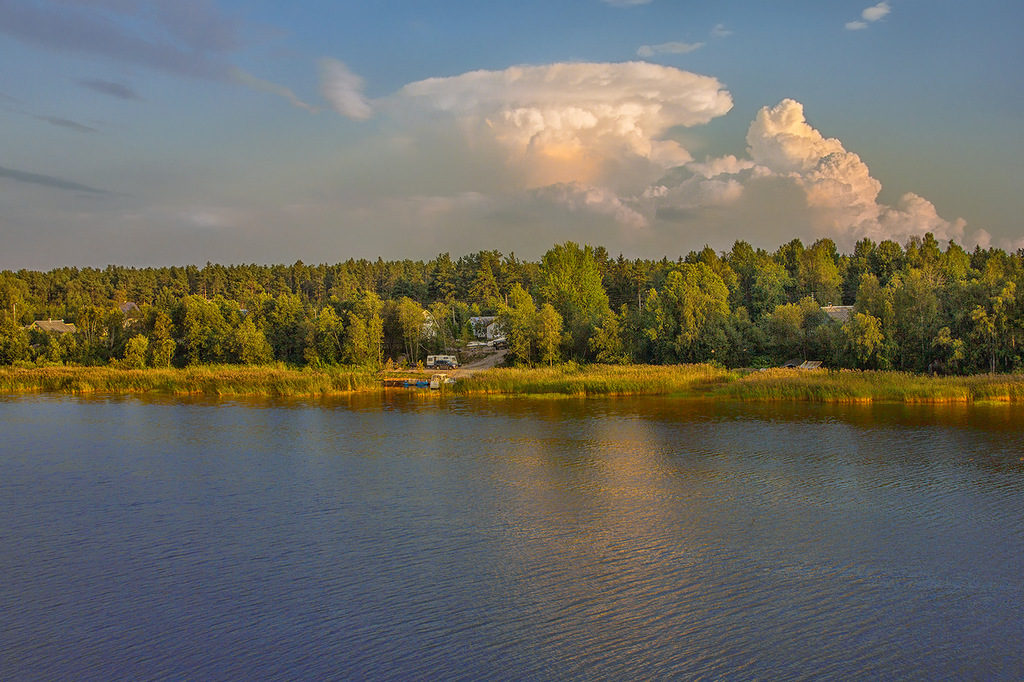 landscapes on the syaz river