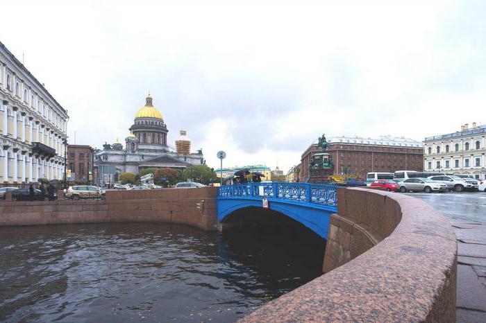 синий мост в санкт петербурге