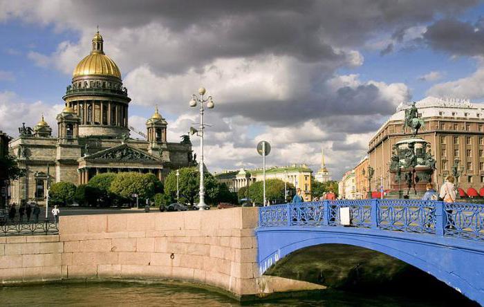 санкт-петербург синий мост