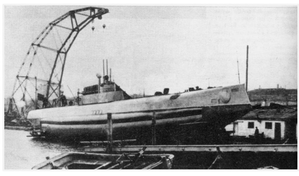 подводная лодка времен первой мировой войны