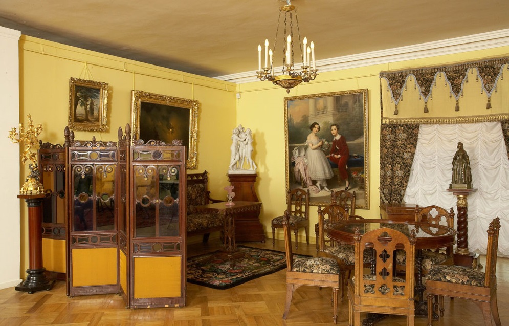 living room in the house of a nobleman