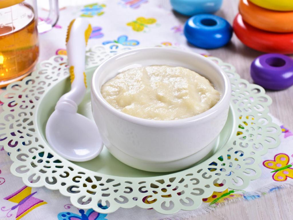 when to introduce milk porridge to a child