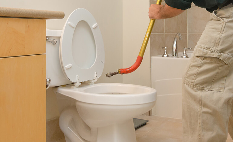 clogged toilet how to clean yourself