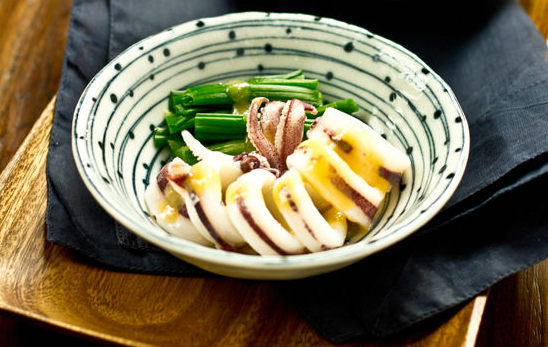 boiled squid bju