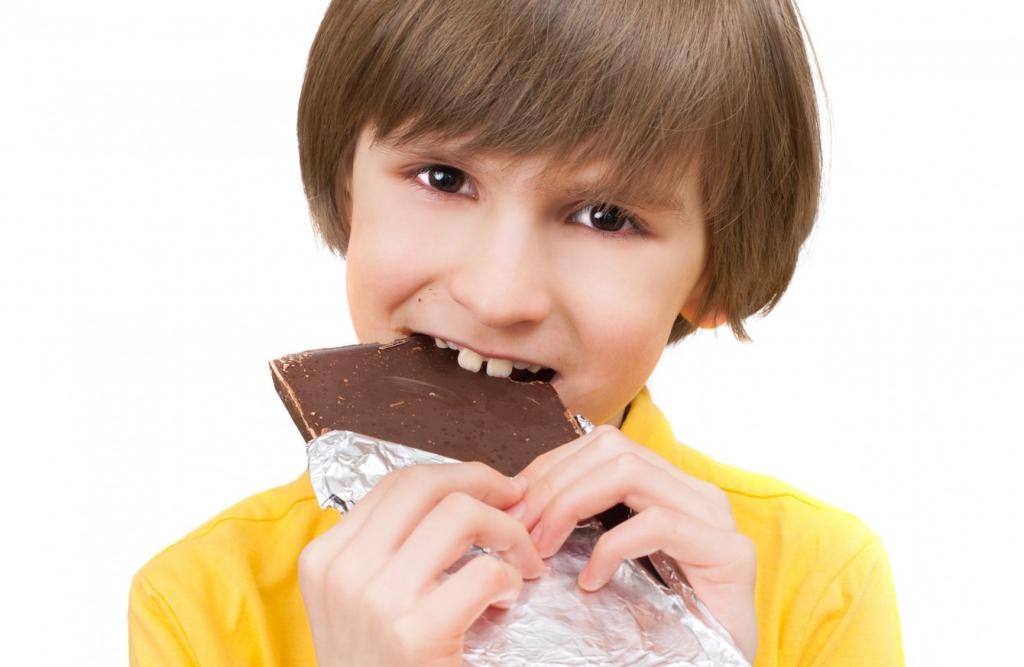 С какого возраста можно детям кушать шоколад