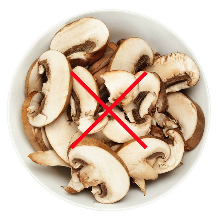 Is it possible to include mushrooms in the mother’s diet when breastfeeding
