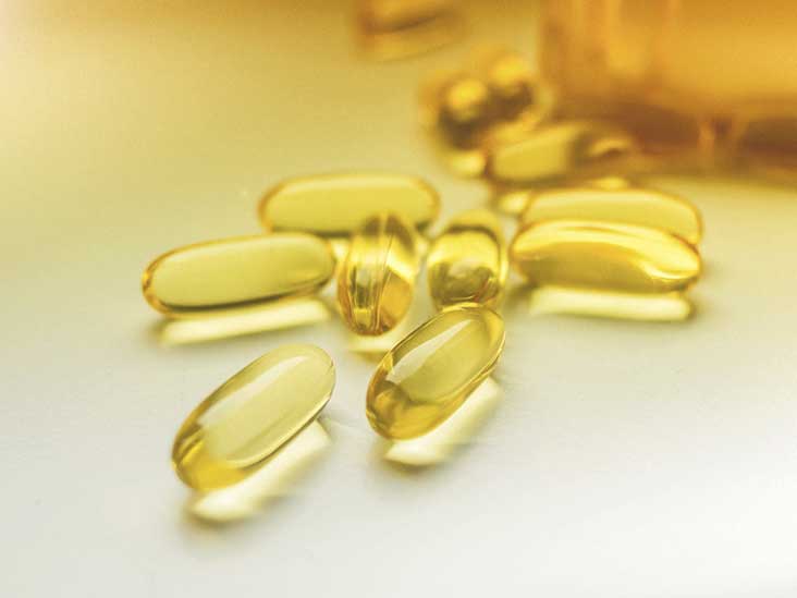 Reception of flaxseed oil in capsules