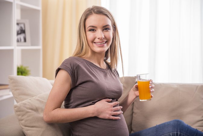 Свежевыжатый морковный сок при беременности