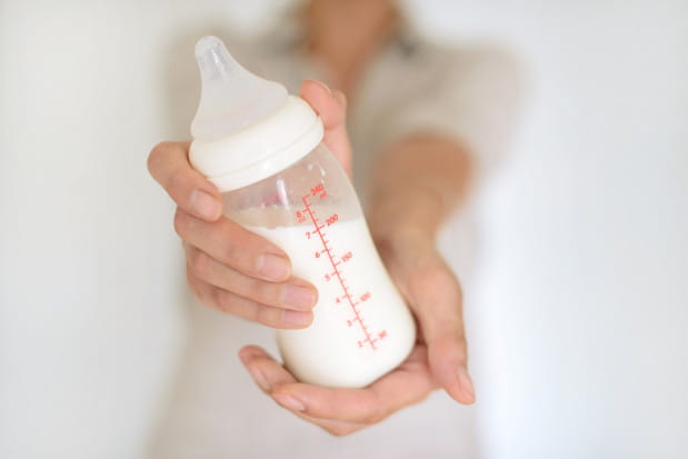 Microwave sterilization of bottles for newborns