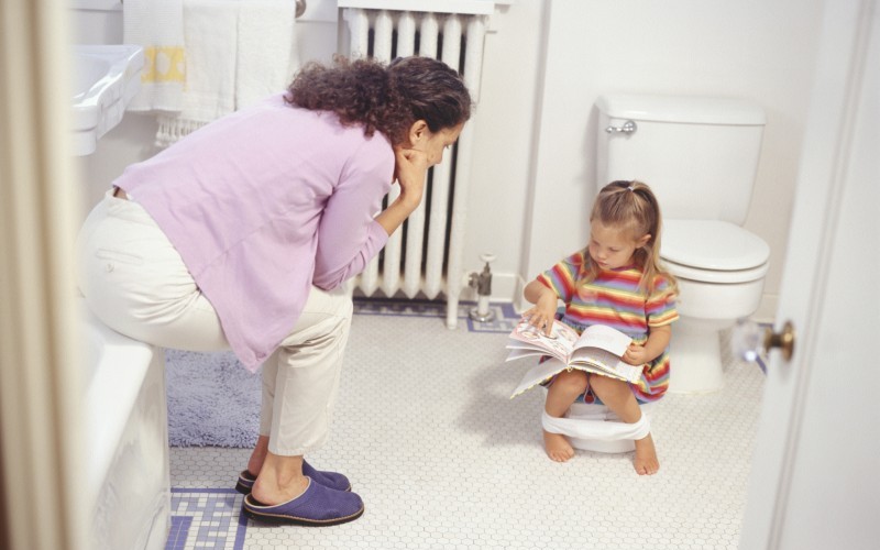 Teach a child to potty 2 years