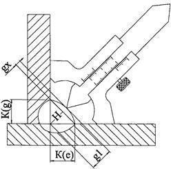 как определить катет сварного шва