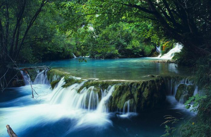 водопады плитвицких озер хорватия 