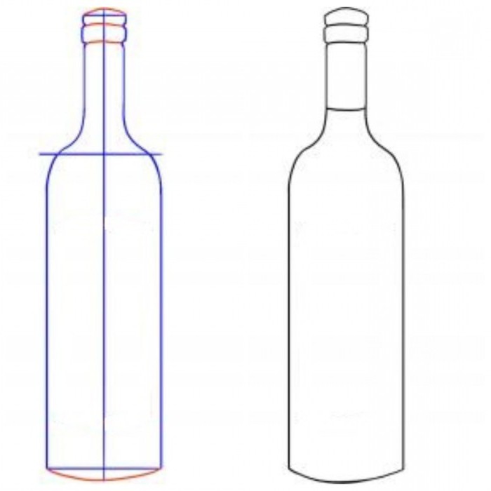 Рисунок бутылки. Бутылка карандашом. Зарисовки бутылок. Бутылка для срисовки. Рисование на бутылках.