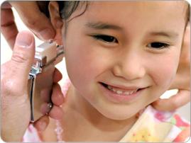 Ear piercing a child