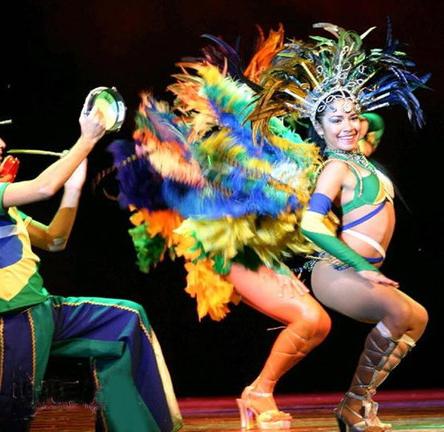 Бразильский танец попой