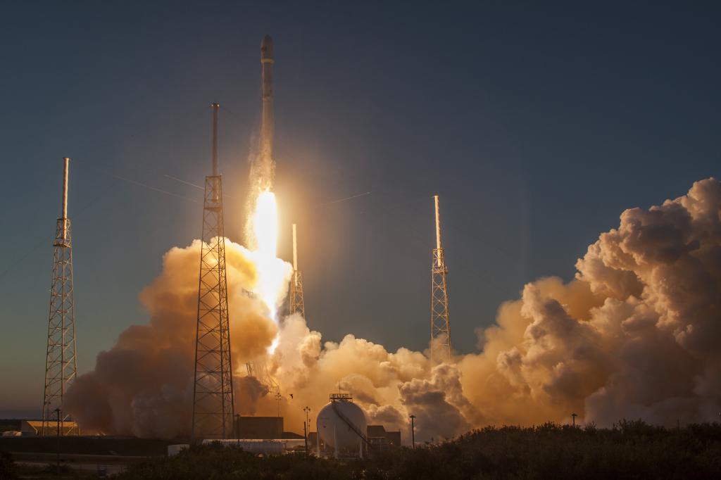 Один из запусков Falcon 9