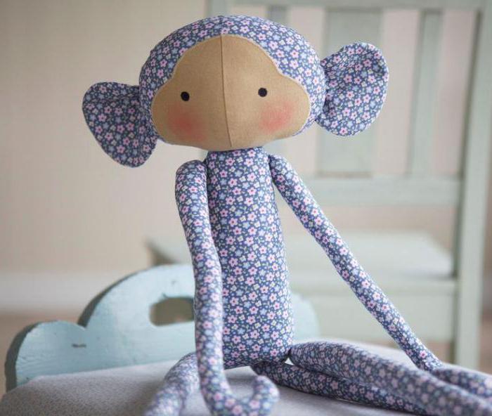 tilda monkey toy pattern