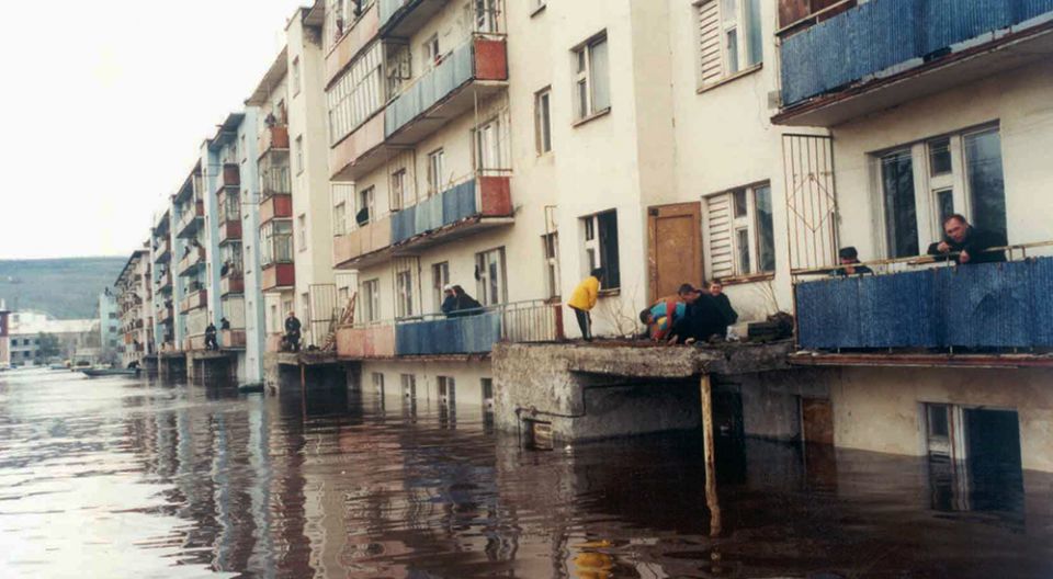 flood in Lensk