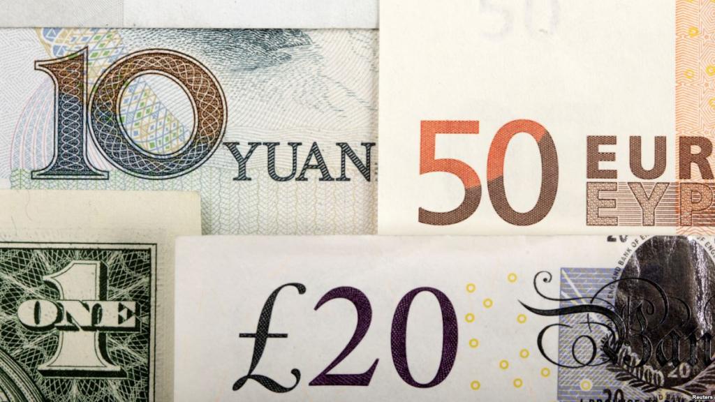 юань, евро и доллар