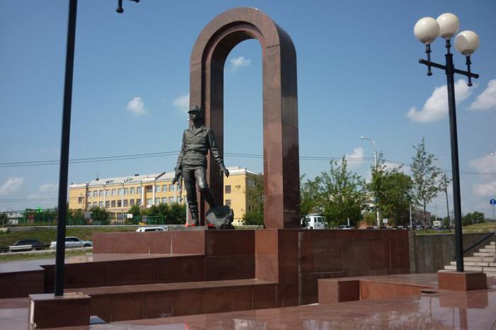 monuments of the city of Krasnoyarsk