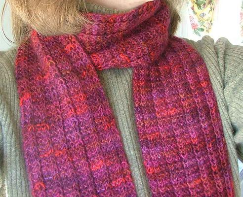 how to start knitting a scarf