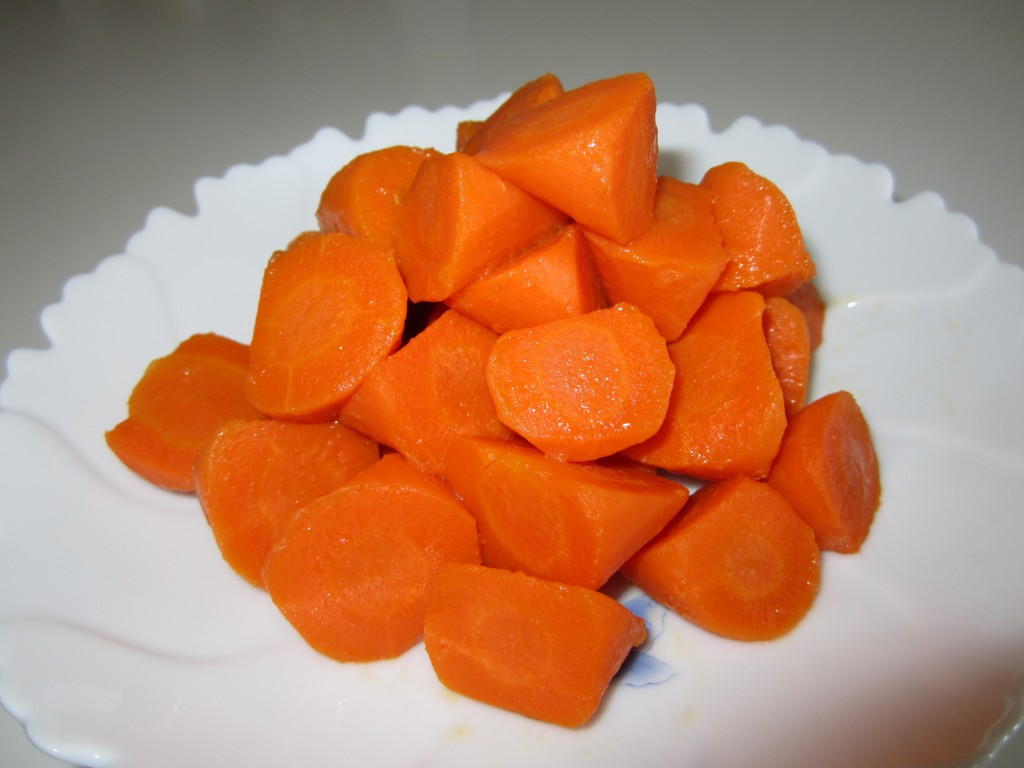 boiled carrots