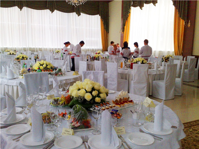 Banquets in the restaurant