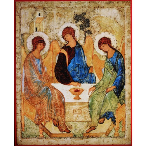 картина Рублева "Святая Троица"